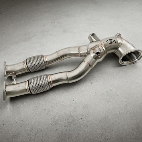 2.5T Race Downpipe For 2018+ Audi RS3 8V, RS3 8Y & TTRS 8S | Palenon Performance