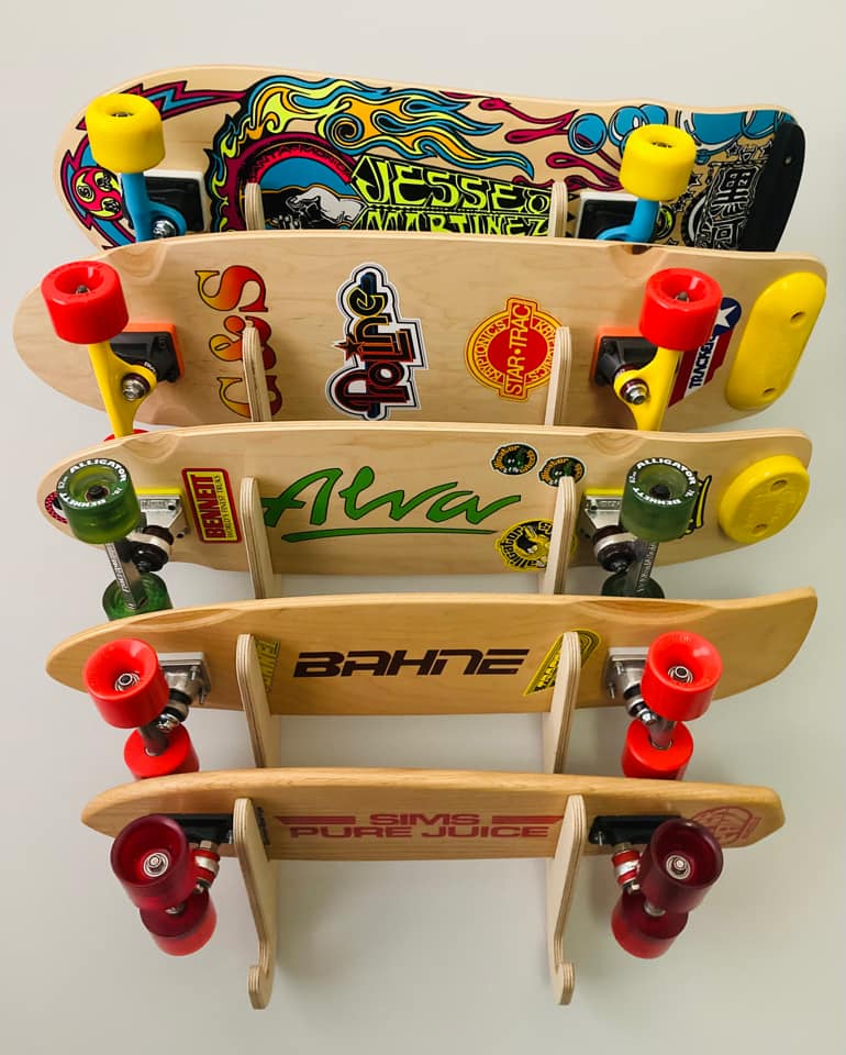 Load image into Gallery viewer, THE ANNEX skateboard wall rack
