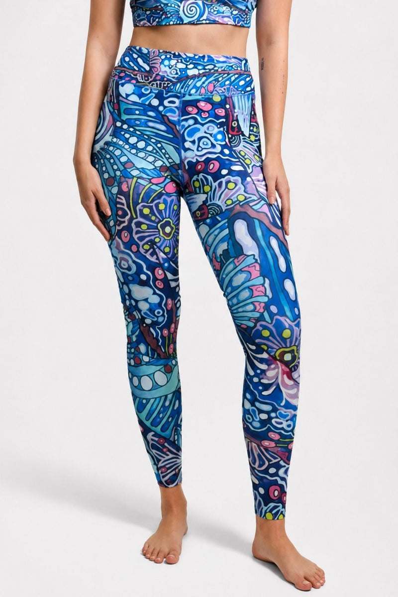 Load image into Gallery viewer, Enchanted Grayling High-Waisted Leggings
