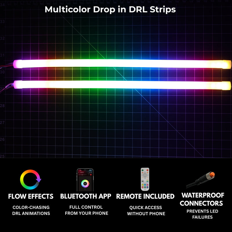 Load image into Gallery viewer, Ram 1500 (Mid-Level Trim) Multicolor DRL Boards (2019-2024)
