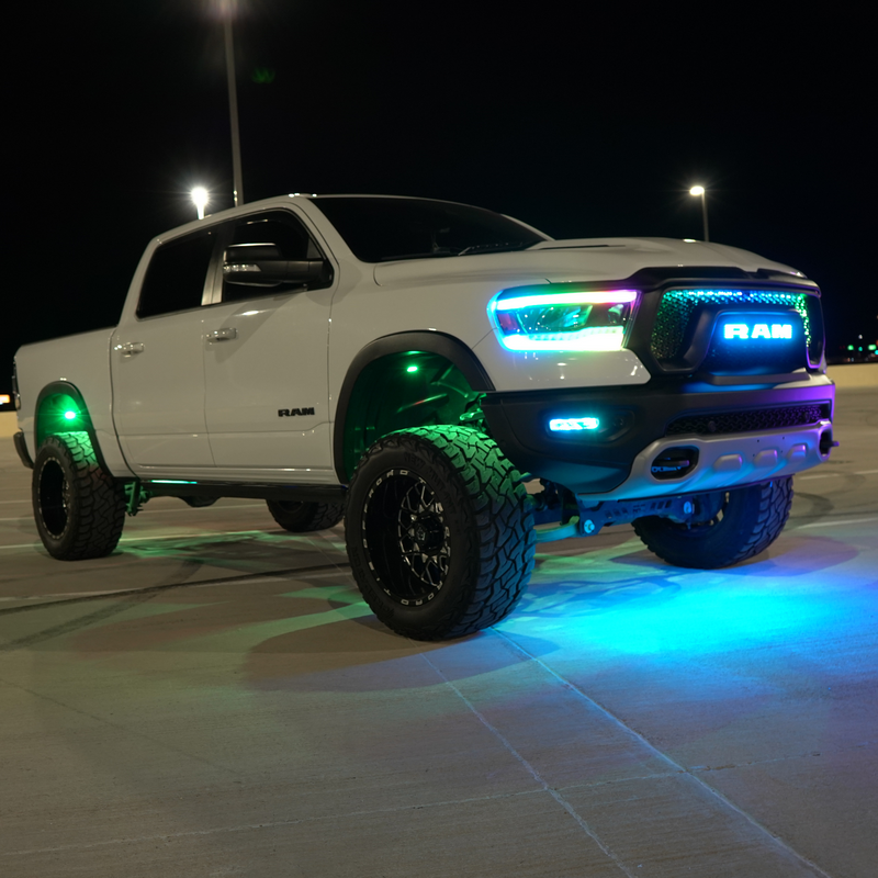 Load image into Gallery viewer, Ram LED Emblem: (Multicolor Flow) 2019-2024
