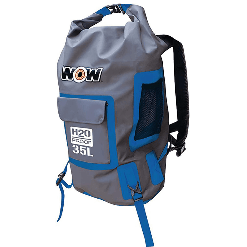 Load image into Gallery viewer, WOW Watersports H2O WaterProof Dry Backpack with Adjustable Strap Blue
