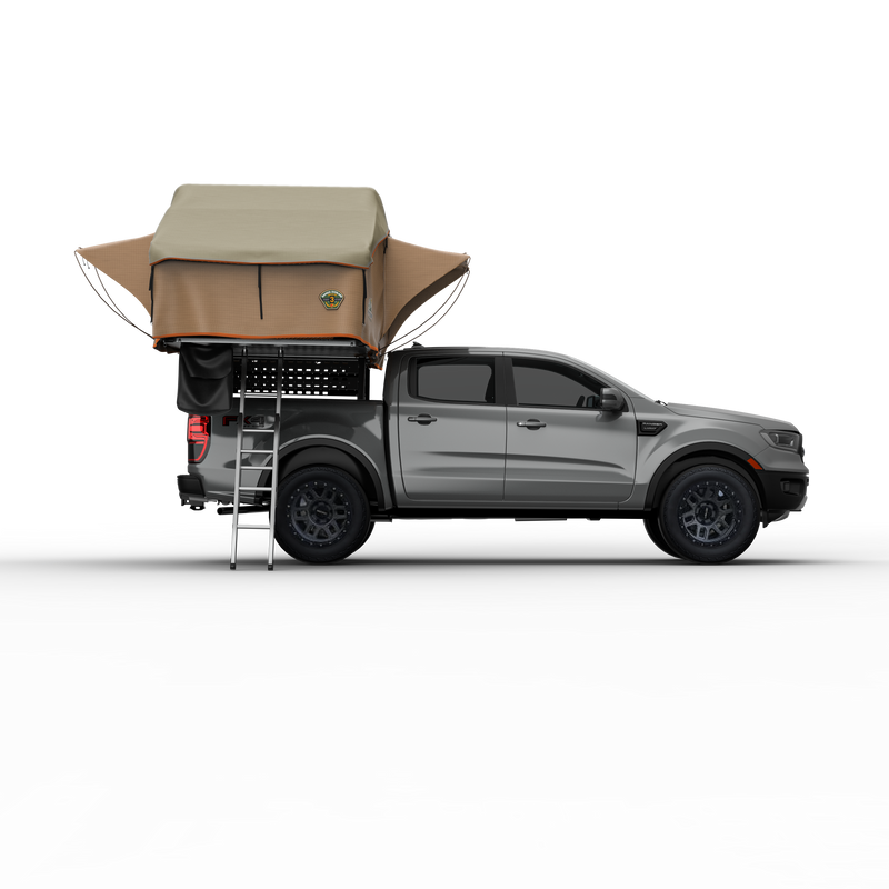 Load image into Gallery viewer, Ranger 65 Softshell Rooftop Tent – 3 Person – Tan – Heavy-Duty Overland Gear
