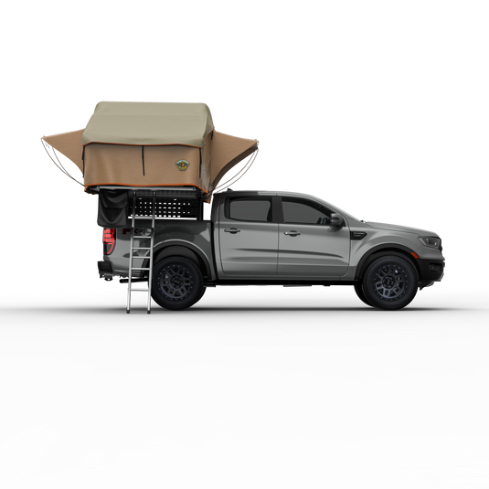 Ranger 65 Softshell Rooftop Tent – 3 Person – Tan – Heavy-Duty Overland Gear