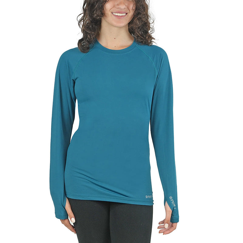Load image into Gallery viewer, NIXY Women's Rash Guard UPF 50+ for Paddleboarding, Kayaking &amp; Watersports

