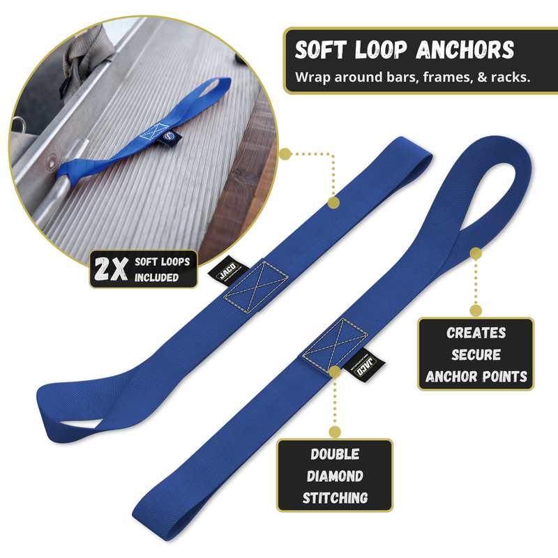 Load image into Gallery viewer, Retractable Ratchet Straps - 1" x 15 ft (1,760 lbs Break Strength) | Auto Self Retracting Cargo Tie Down Strap Set
