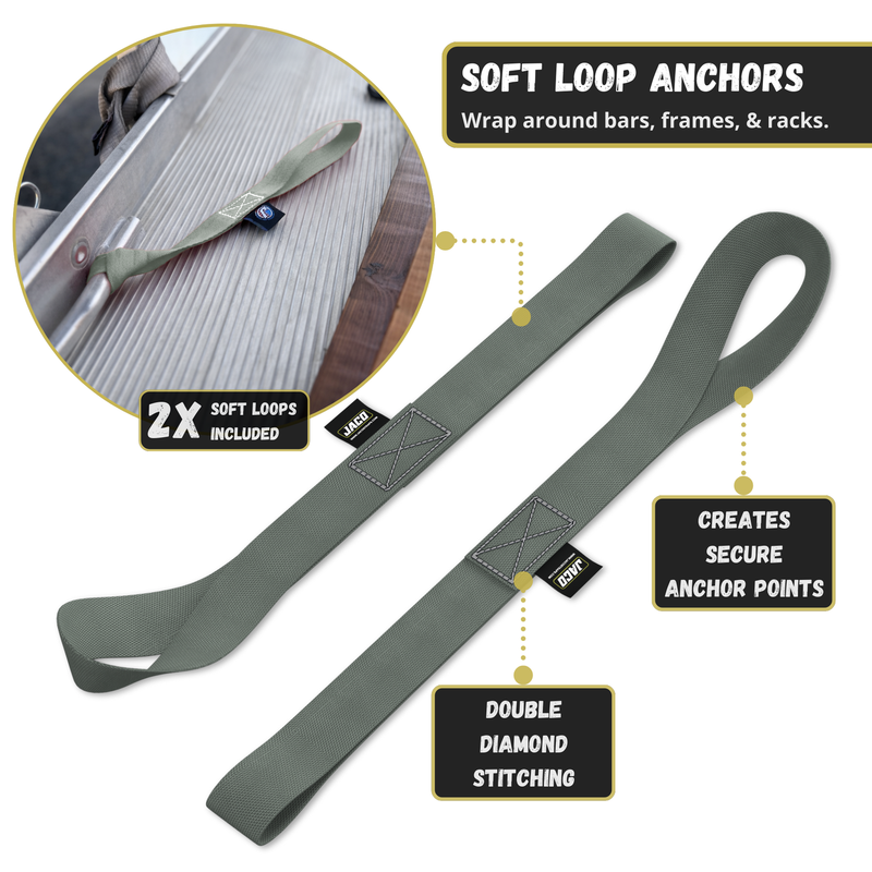 Load image into Gallery viewer, Retractable Ratchet Straps - 1" x 15 ft (1,760 lbs Break Strength) | Auto Self Retracting Cargo Tie Down Strap Set
