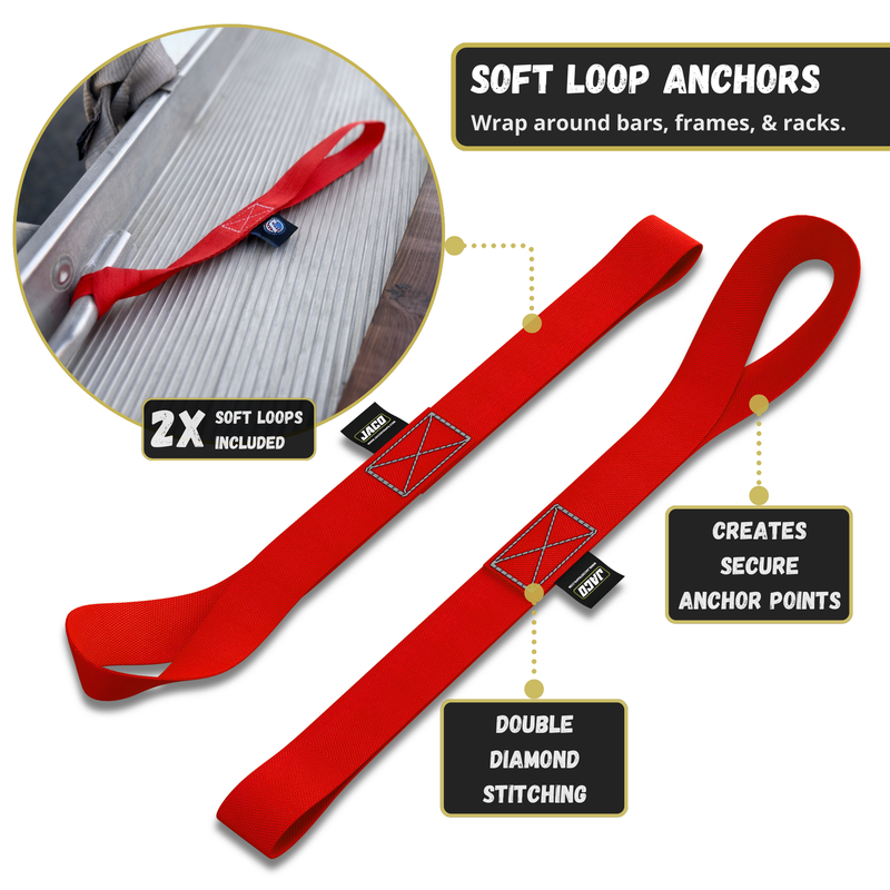 Load image into Gallery viewer, Retractable Ratchet Straps - 1" x 15 ft (1,760 lbs Break Strength) | Auto Self Retracting Cargo Tie Down Strap Set
