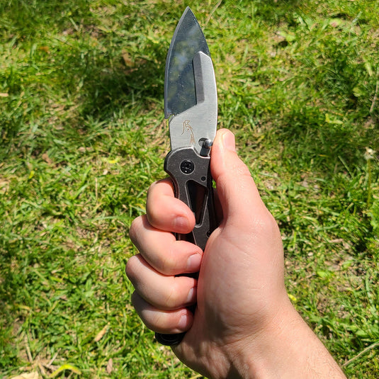 RAZORBACK Signature Folding Knife, 9 Interchangeable Blades