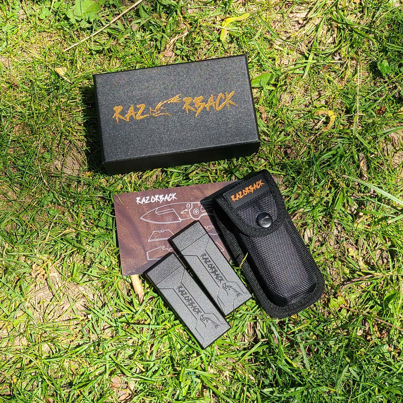 Load image into Gallery viewer, RAZORBACK Signature Folding Knife, 9 Interchangeable Blades
