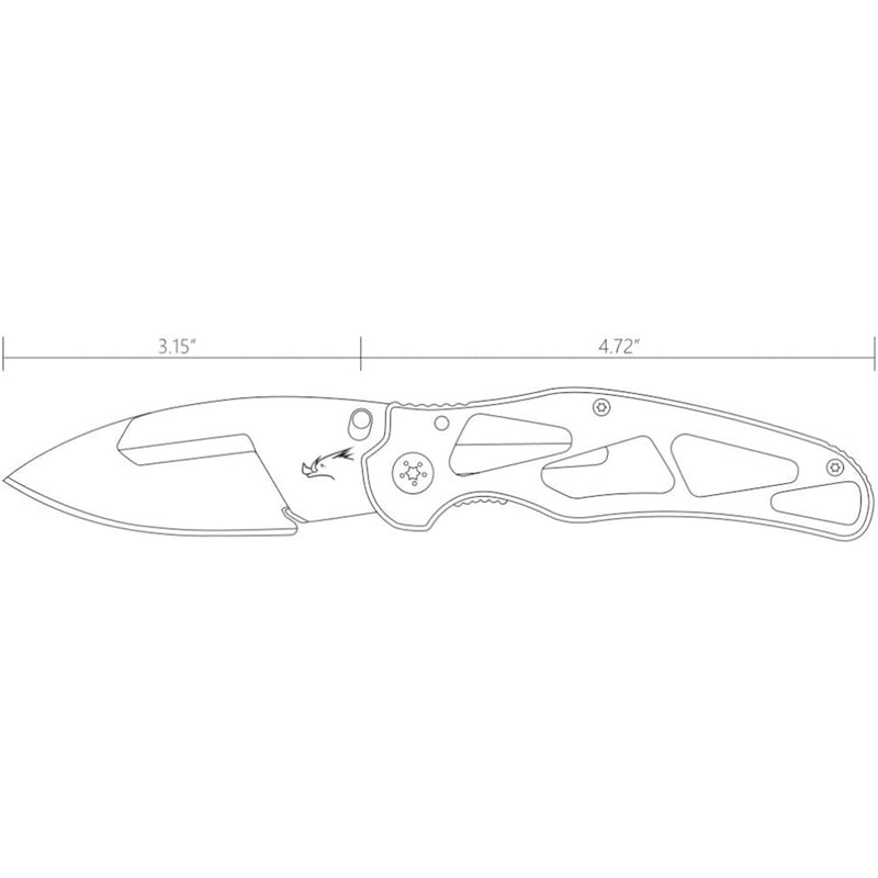 Load image into Gallery viewer, RAZORBACK Signature Folding Knife, 9 Interchangeable Blades
