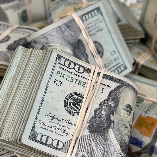 $10,000 ✔️RealAged™ Full Print New Series Prop Money Band