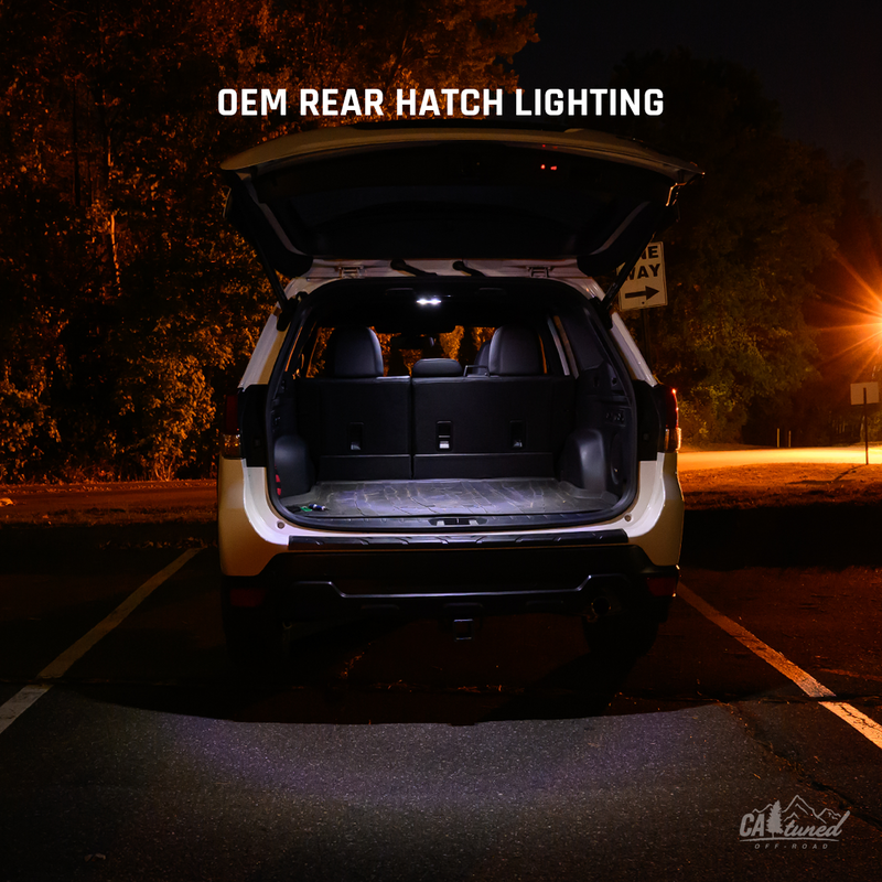 Load image into Gallery viewer, CAtuned Off-Road Subaru Rear Hatch &amp; Cargo Light Upgrade
