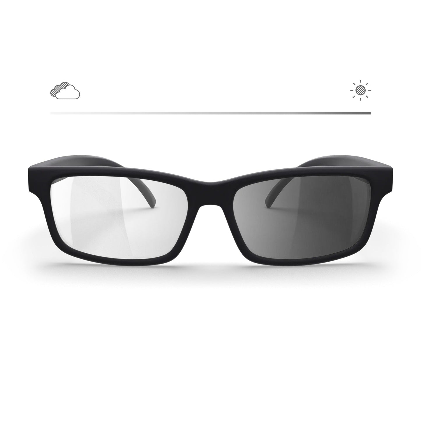 Rectangle Transitions® XTRActive Polarized Prescription Sunglasses