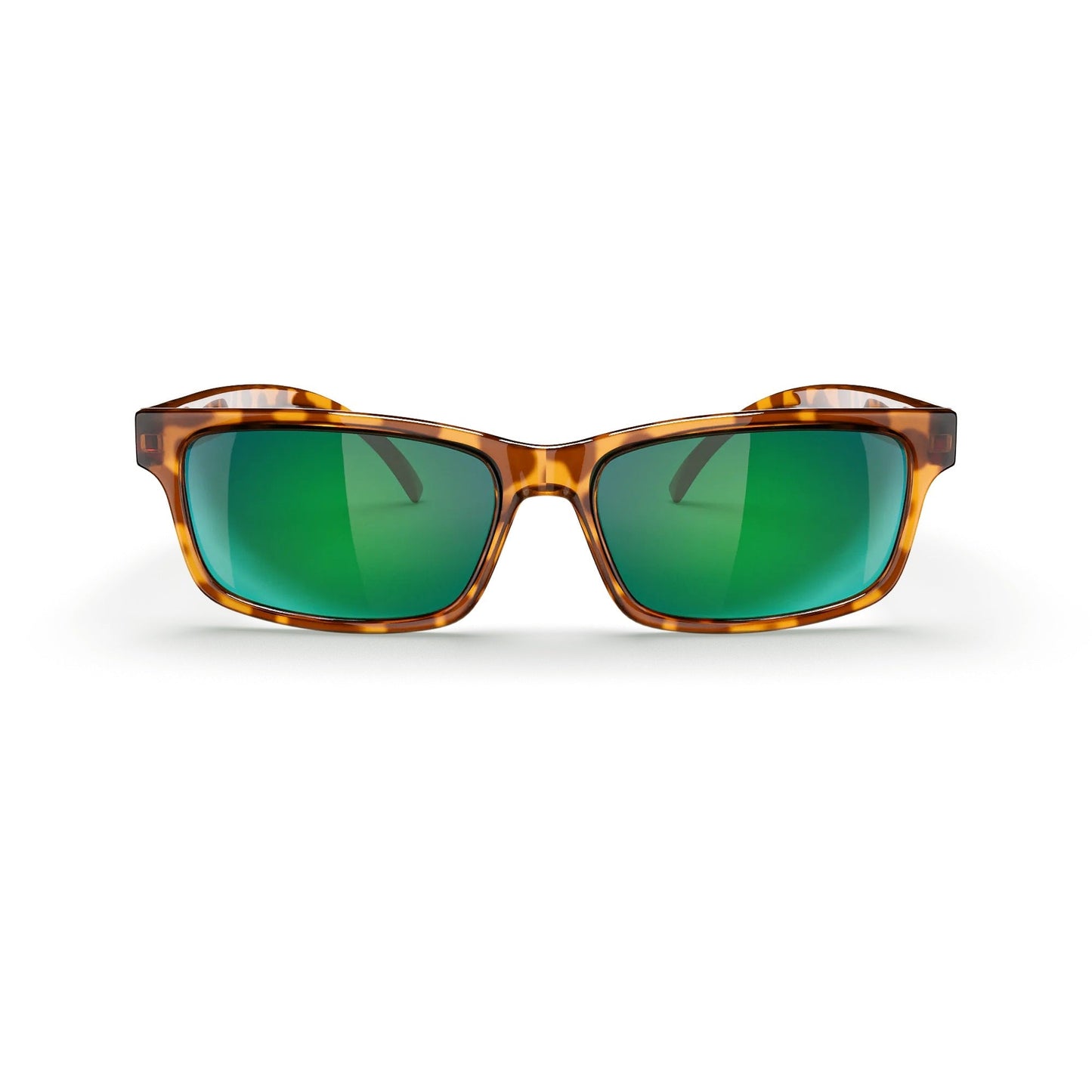 Tortoise Rectangle Prescription Polarized Polycarbonate Sunglasses