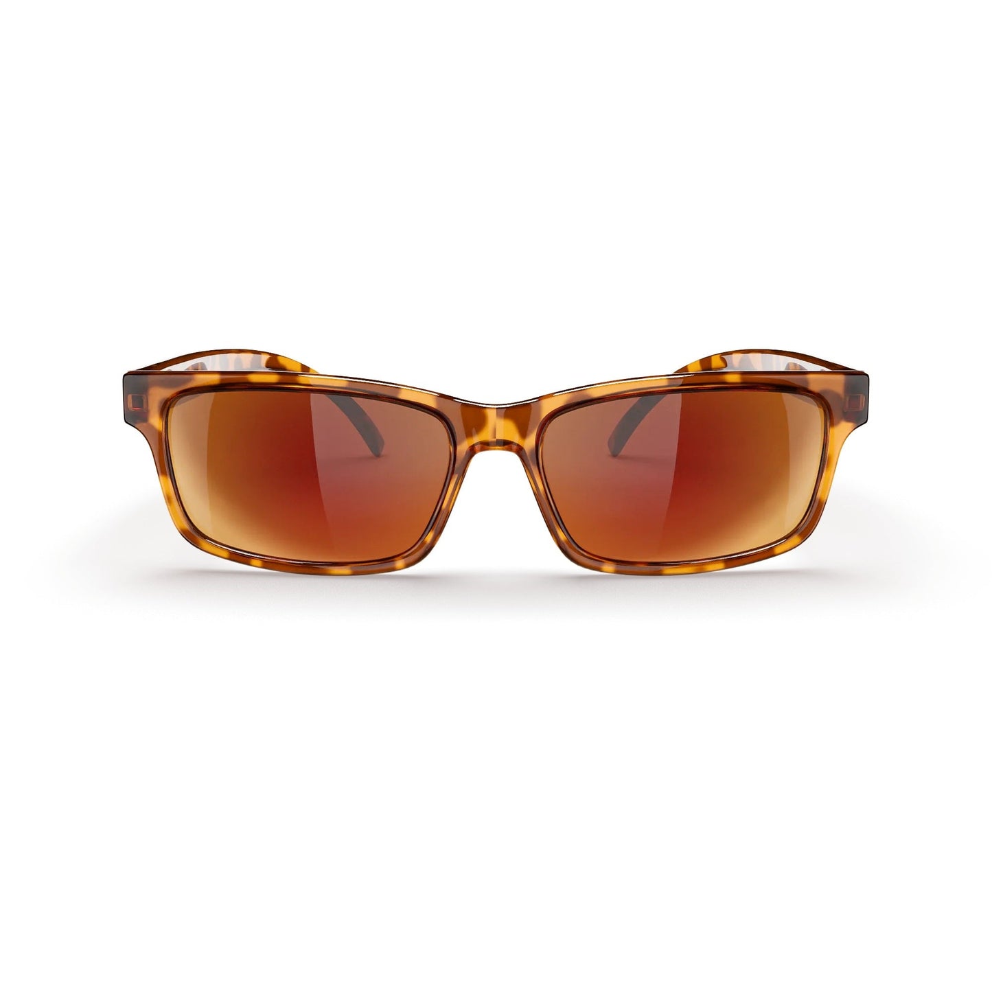 Tortoise Rectangle Prescription Polycarbonate Sunglasses