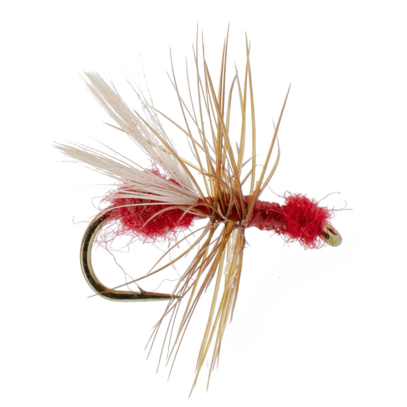 Load image into Gallery viewer, Red Fur Flying Ant Terrestrial Trout Dry Fly - 6 Flies Hook Size 14
