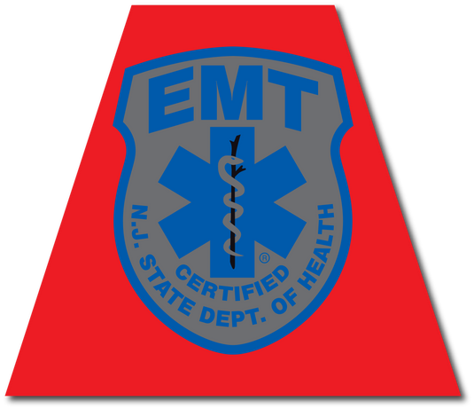 NEW JERSEY SUBDUED EMT REFLECTIVE HELMET (TET) TETRAHEDRON