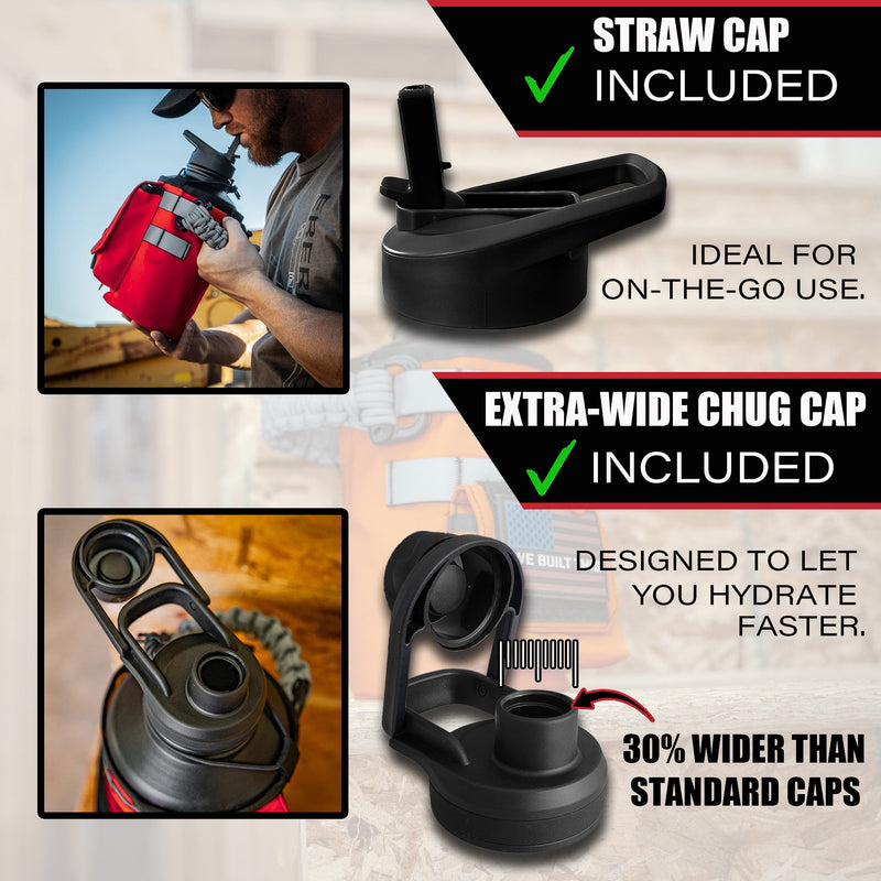 Load image into Gallery viewer, 64oz Iron Workforce Bottles

