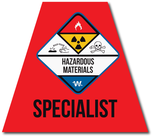 HAZMAT SPECIALIST REFLECTIVE HELMET (TET) TETRAHEDRON