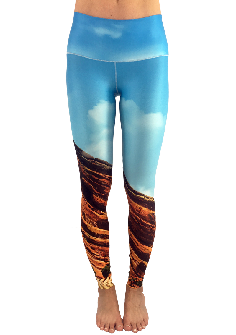 Load image into Gallery viewer, Red Rocks Daytime Yoga Pants
