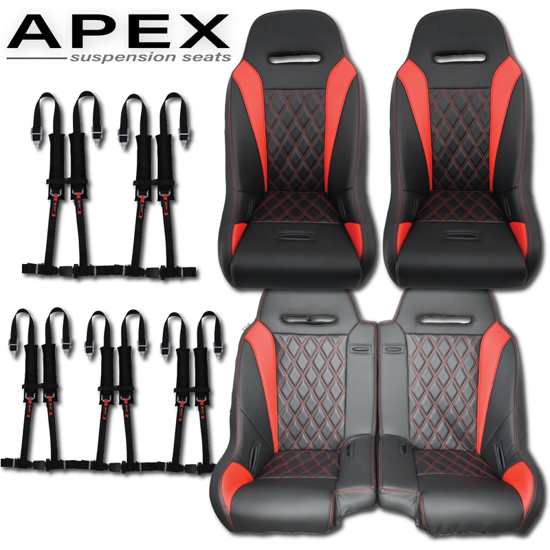 Load image into Gallery viewer, Aces Racing - 2024+ Polaris XP Bench Seat and Bucket Seat Combo
