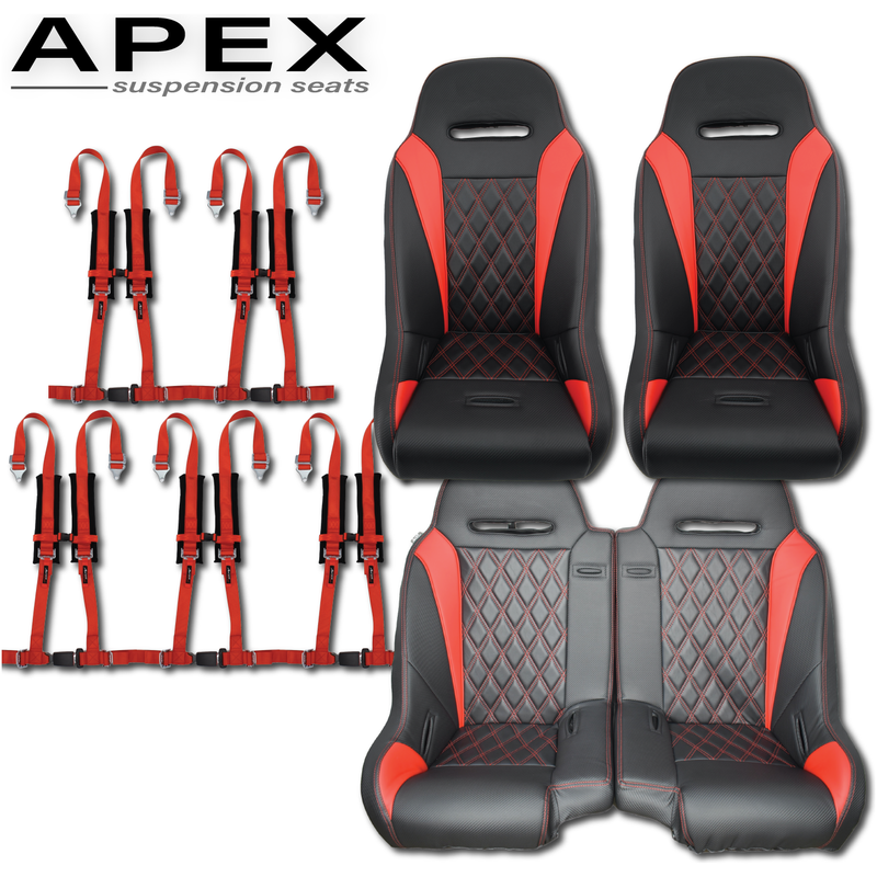 Load image into Gallery viewer, Aces Racing - 2024+ Polaris XP Bench Seat and Bucket Seat Combo
