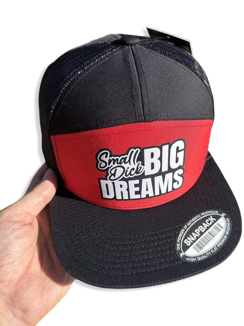 Load image into Gallery viewer, Big Dreams 7 Panel Snapback
