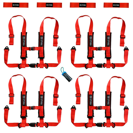 Four Harness Pack Auto Buckle with Harness Collars