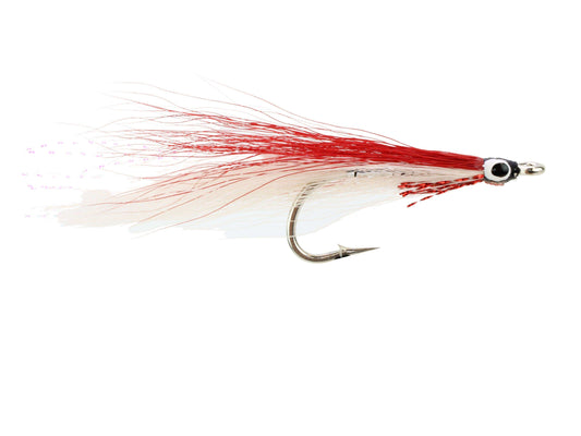 Red and White Deceiver Fly Tying Material Kit, size 2 | Wild Water Fly Fishing - Skoutley Outdoors LLC