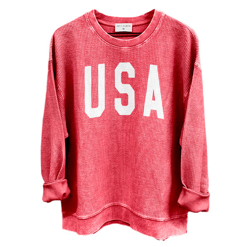 USA Collegiate Solid White (Front)