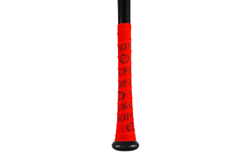 Red Bat Grip Tape with Black