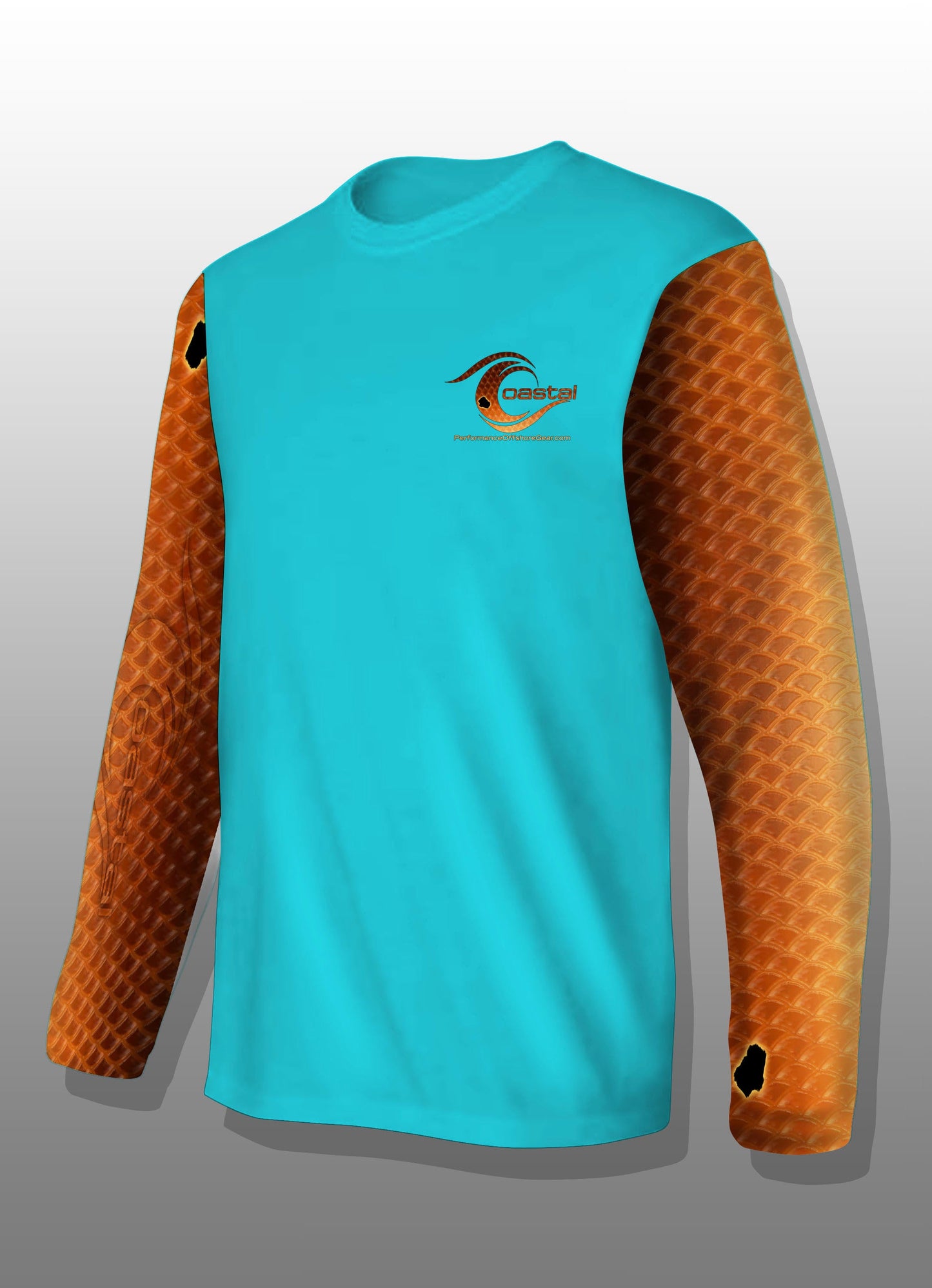 Coastal Redfish Performance Long Sleeve T-shirt