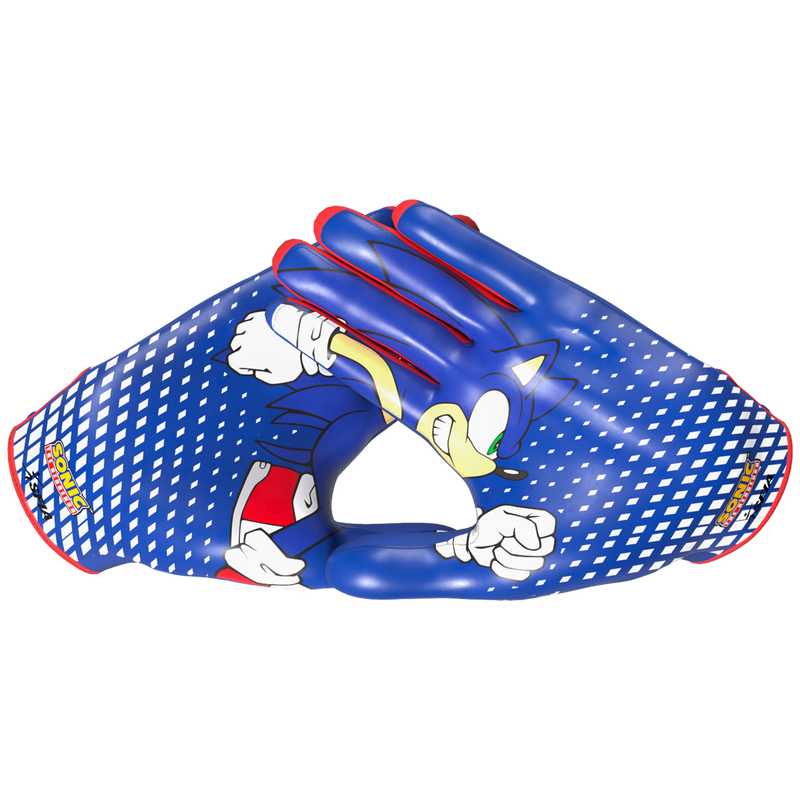 Load image into Gallery viewer, Sonic the Hedgehog Football Gloves - VPS5 by Phenom Elite
