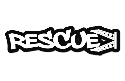 RESCUE HELMET DECAL