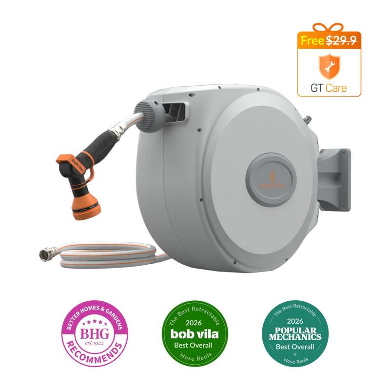 Load image into Gallery viewer, Retractable Garden Hose Reel 62ft-155ft
