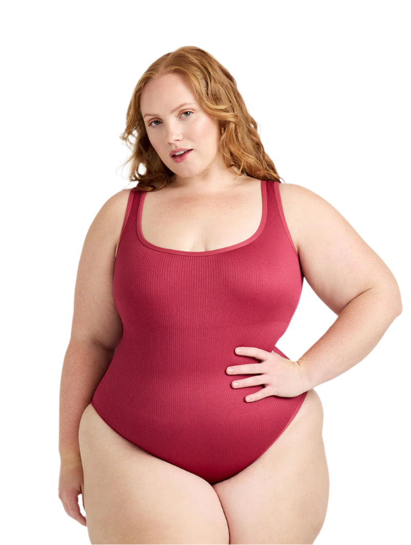 Load image into Gallery viewer, Ribbed Snatched Shapewear Bodysuit
