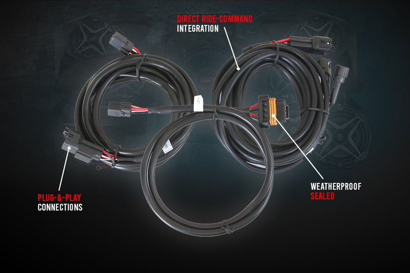 Load image into Gallery viewer, 2020-2023 Polaris RZR Pro Kicker 5-Speaker Plug-&amp;-Play System for Ride Command
