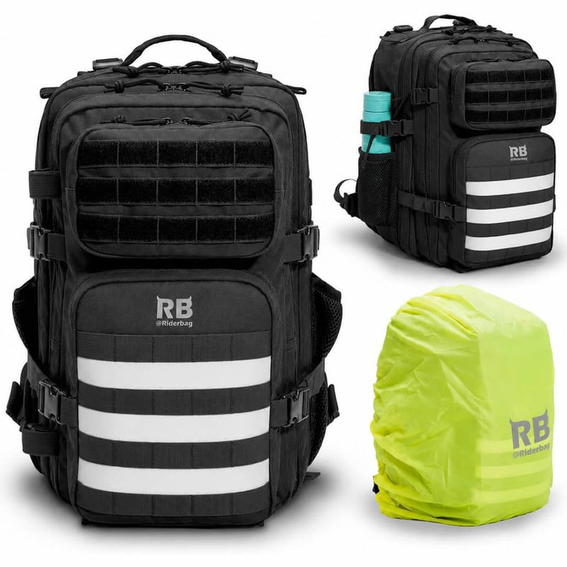 Load image into Gallery viewer, Riderbag Xtreme 30L Tactical Backpack - Black
