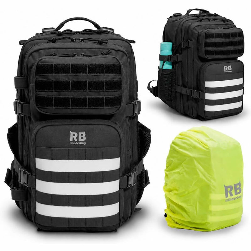Load image into Gallery viewer, Riderbag Xtreme 45L Tactical Backpack - Black
