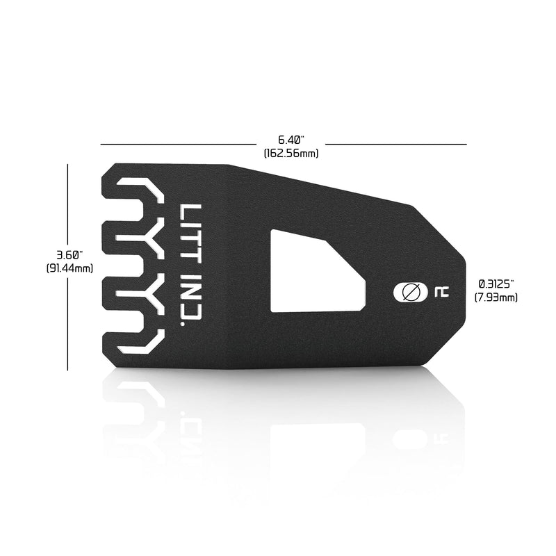 Load image into Gallery viewer, 22 Inch RIGID Toolbox Mounts for Polaris RZR XP / XP4 / 1000 / Turbo / Turbo S - Litt Industries
