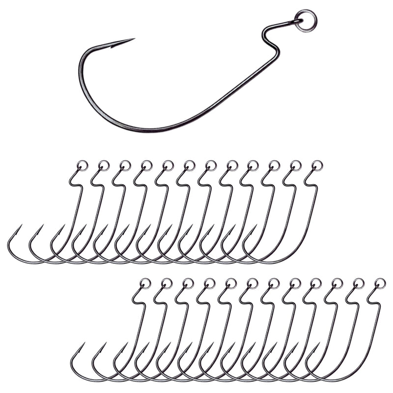 Load image into Gallery viewer, Reaction Tackle Ringed EWG Hooks - 25 Pack
