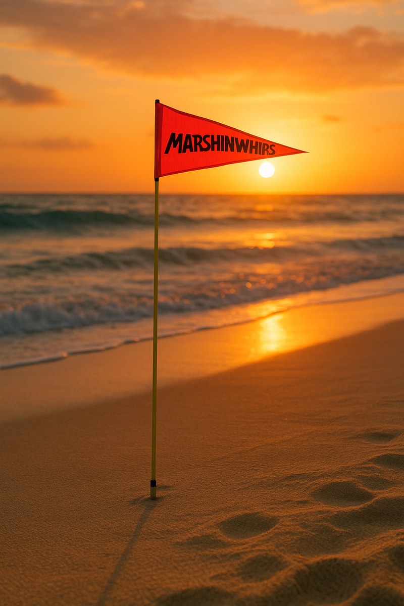 Load image into Gallery viewer, Marshin Whips RipRods Day Whips | High Visibility Safety Pair
