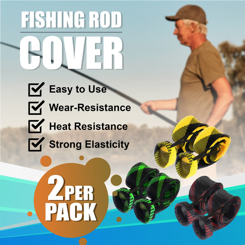 Load image into Gallery viewer, Reaction Tackle Fishing Rod Cover / Rod Sleeve / Rod Sock (2-Pack)

