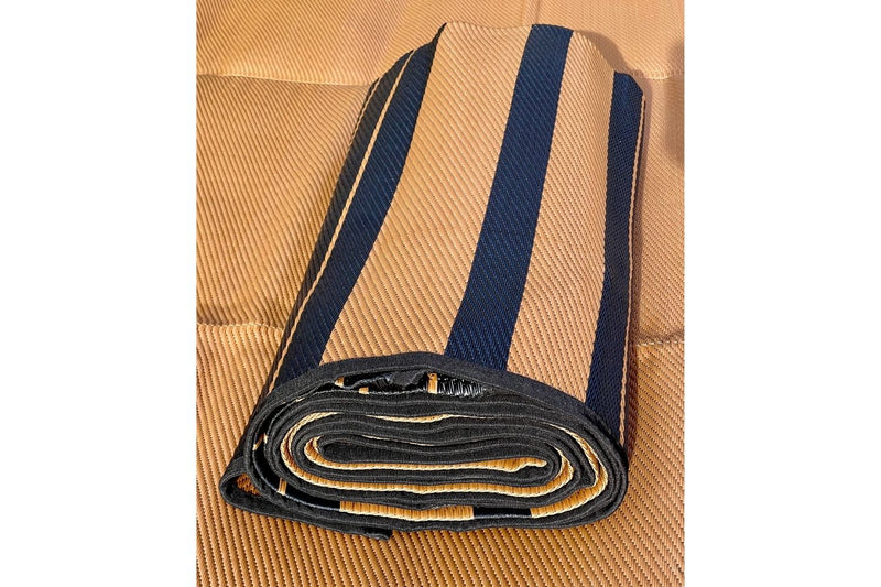 Load image into Gallery viewer, Striped Bell Tent Floor Matting Cover | 16' (5M)
