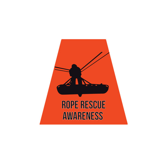 ROPE RESCUE AWARENESS REFLECTIVE HELMET (TET) TETRAHEDRON