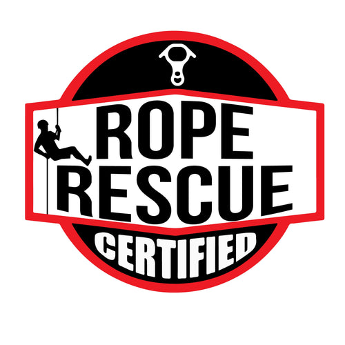 ROPE RESCUE CERTIFIED HELMET DECAL