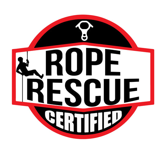 ROPE RESCUE CERTIFIED HELMET DECAL