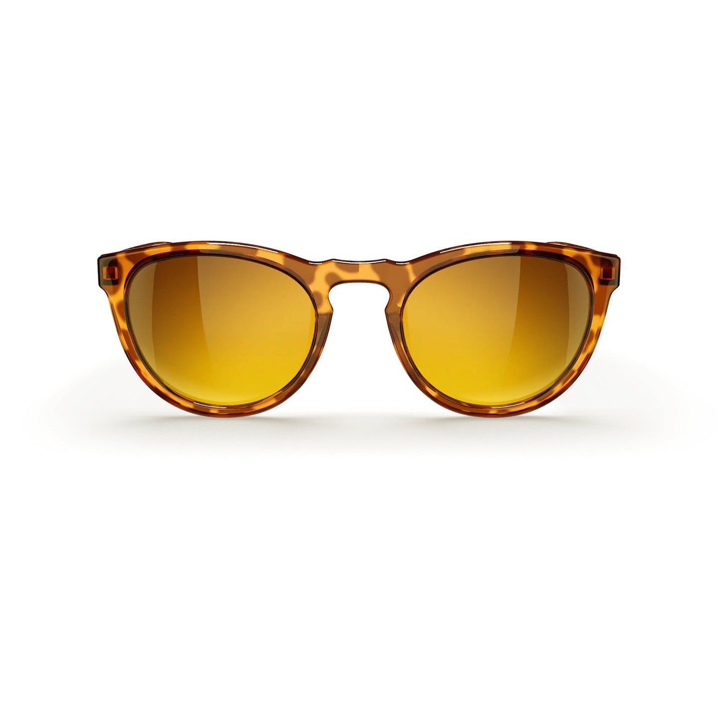 Tortoise Round Prescription Polarized Polycarbonate Sunglasses