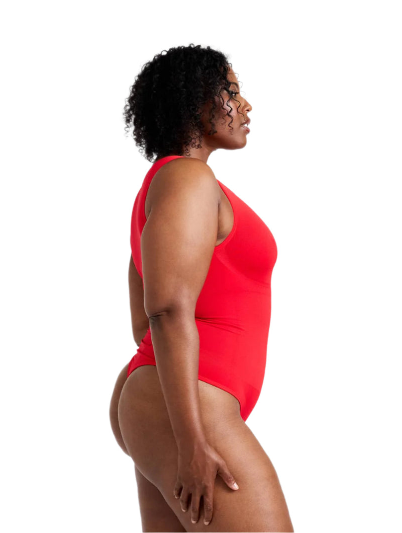 Load image into Gallery viewer, Round Neck Thong Bodysuit
